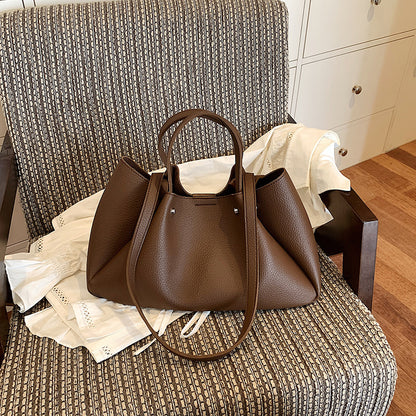 Vielseitige Leder Tote Bag