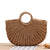 Handtasche Aus Handgearbeitetem Geflecht mit Elegantem Rundgriff Brehn