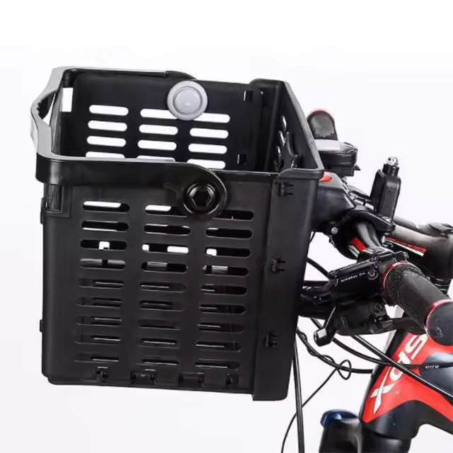 abnehmbarer belüfteter vorderer Fahrrad-Cargo-Korb mit universeller Lenkermontage Brehn