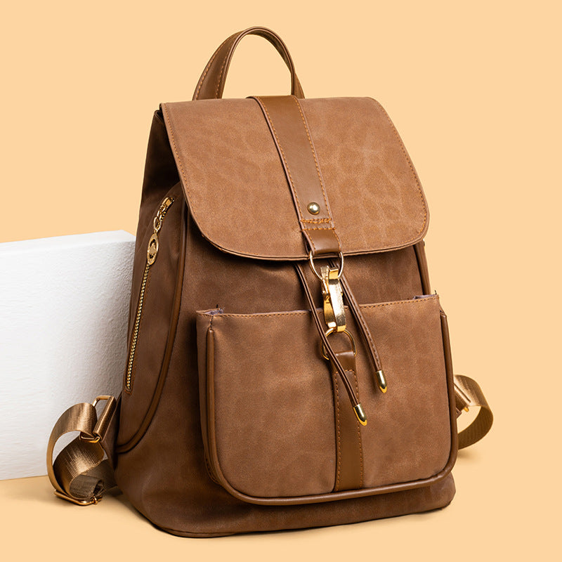 Vintage Leder Rucksack Brehn