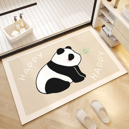 Verspielte Panda-Themen Willkommensmatte Brehn