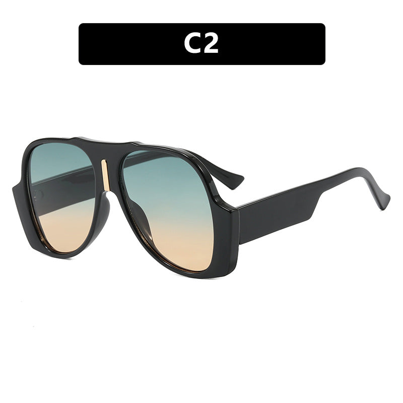 Damen quadratische Sonnenbrille mit einzigartigem tiermuster Rahmen und UV-Schutz Brehn