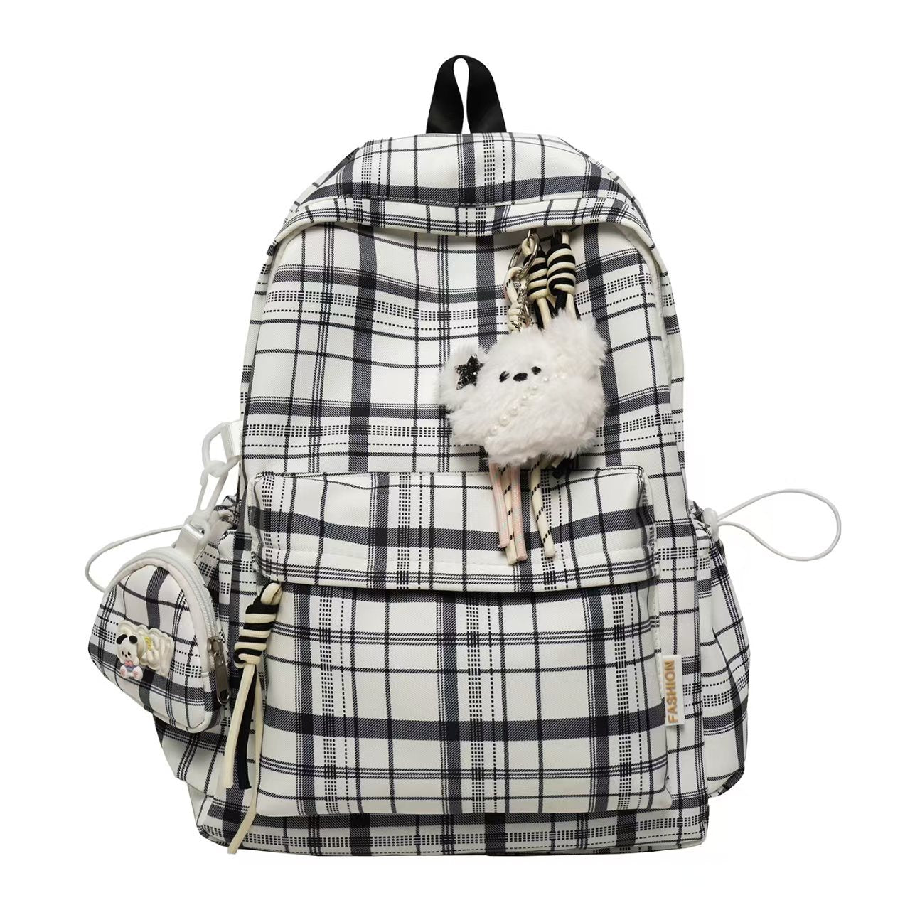 Verspielt Karierter Design Rucksack Brehn