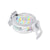 Unisex Tragbarer Mini Ventilator mit LED-Beleuchtung Brehn