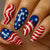 Kunstnägel Im Patriotischen Stars And Stripes Design Brehn