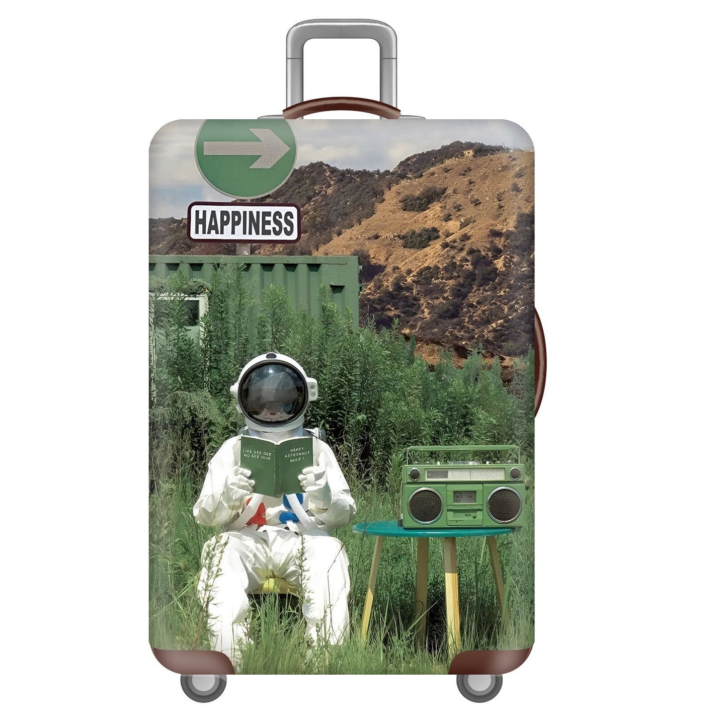 Unisex Hartschalenreisekoffer mit traumhaftem Landschaftsdesign Brehn