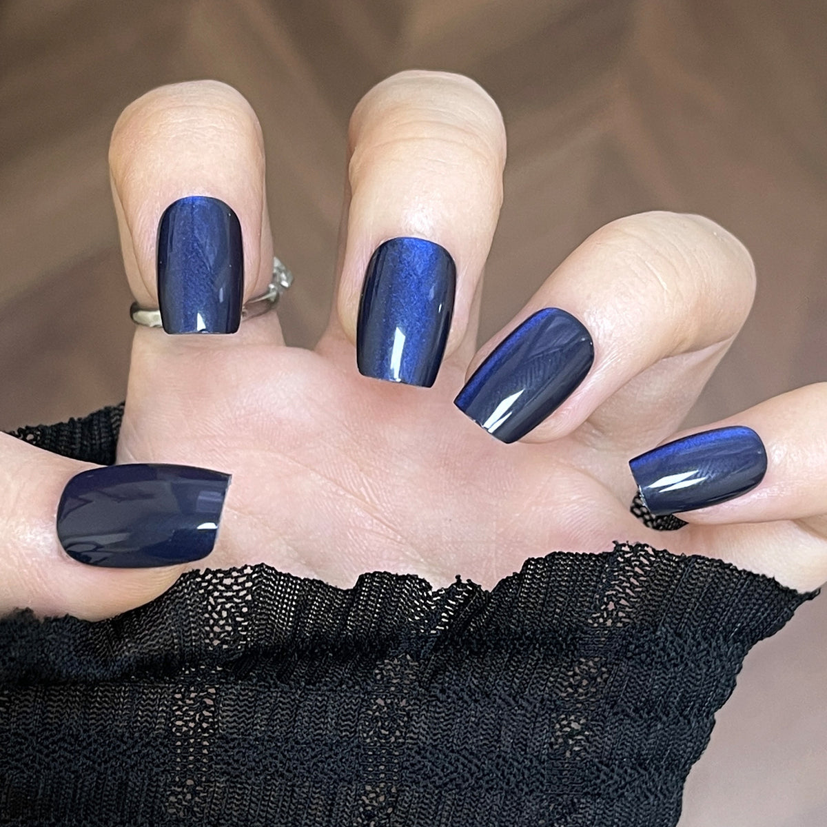 Premium Glänzende Quadrat-Nagelspitzen Brehn