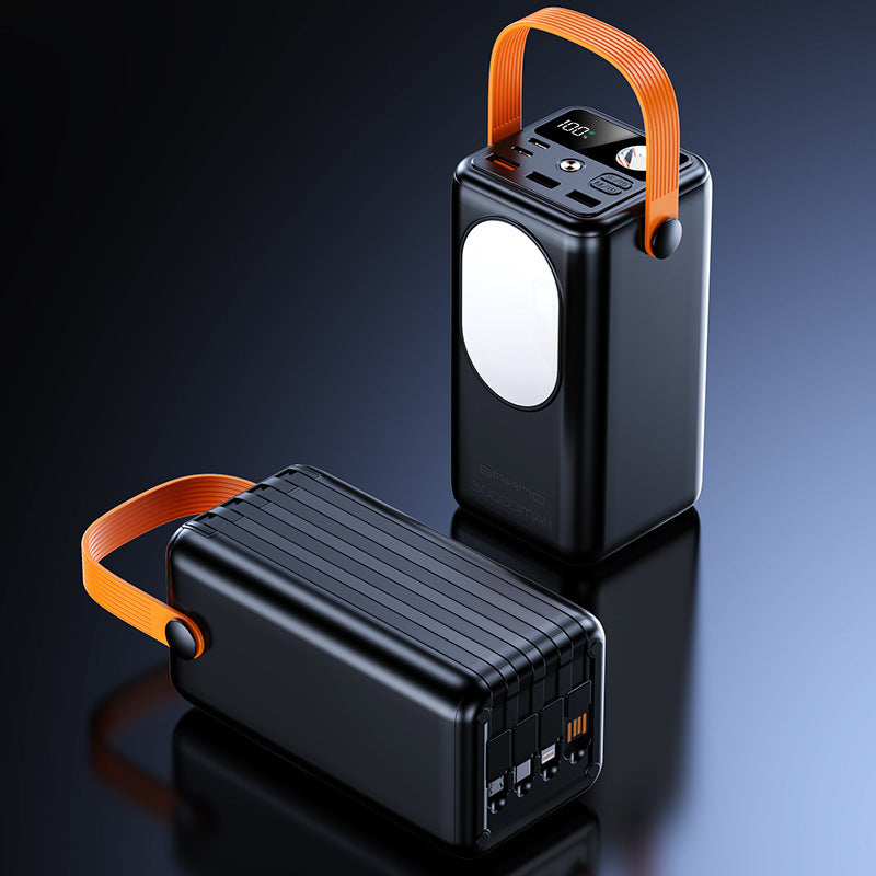 Tragbare Powerbank mit Multifunktionalem Led-Licht und Smart-Ladeanzeige Brehn