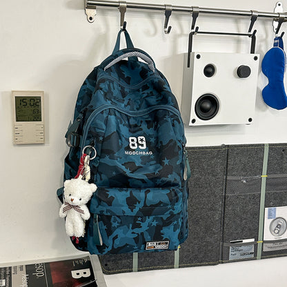 Vielseitiger Camouflage-Rucksack mit Multi-Taschen-Design Brehn