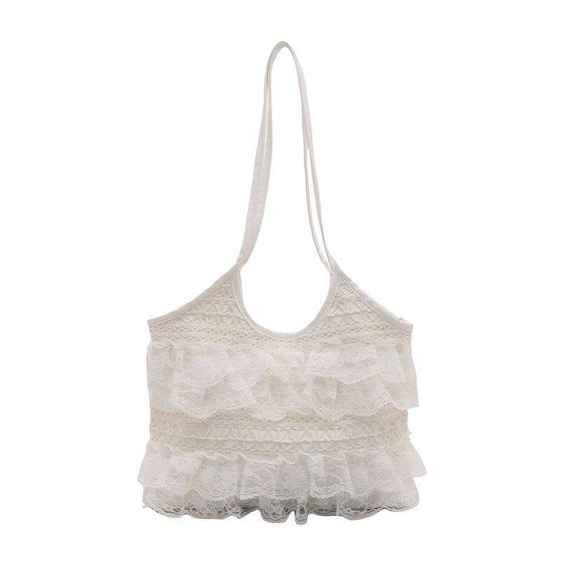Rüschenspitze Crop Top Brehn