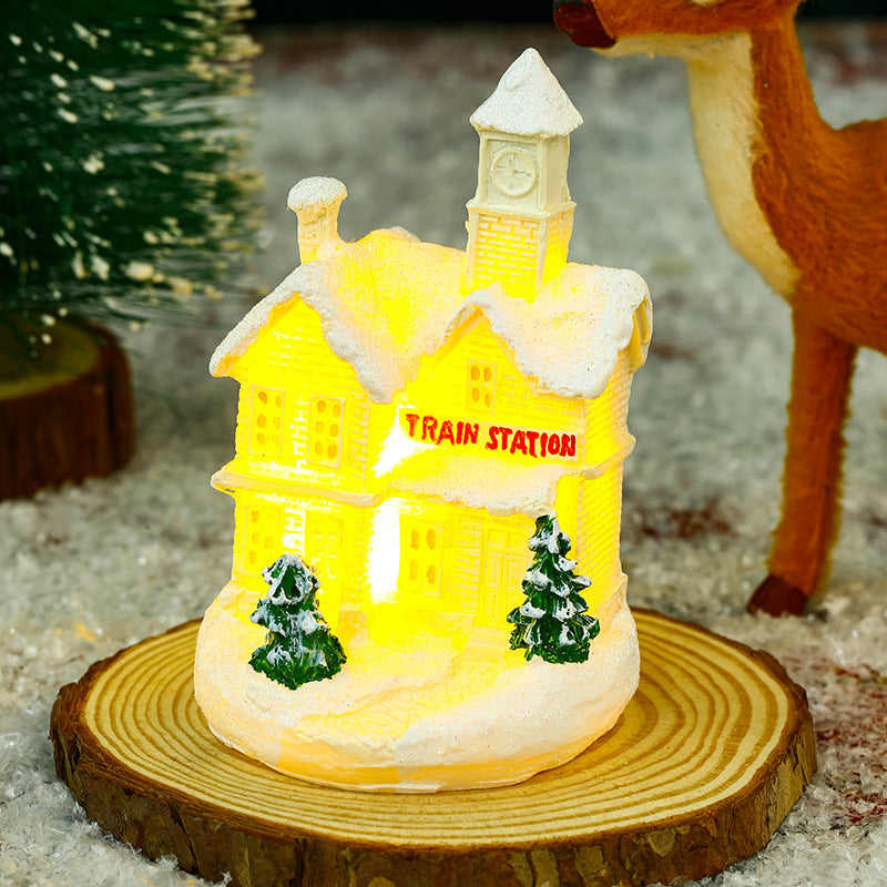 Dekoratives Weihnachtsdorf Brehn