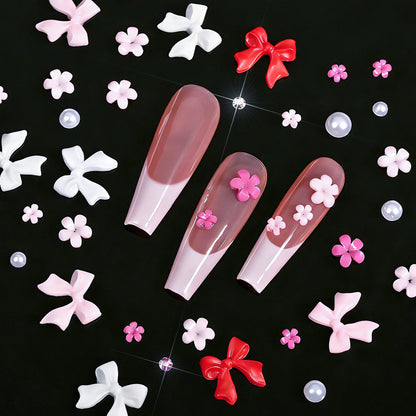 Floral Nail Art Dekorationsset