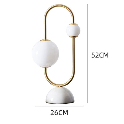 Dekorative Tischlampe mit einzigartigem Skulpturdesign