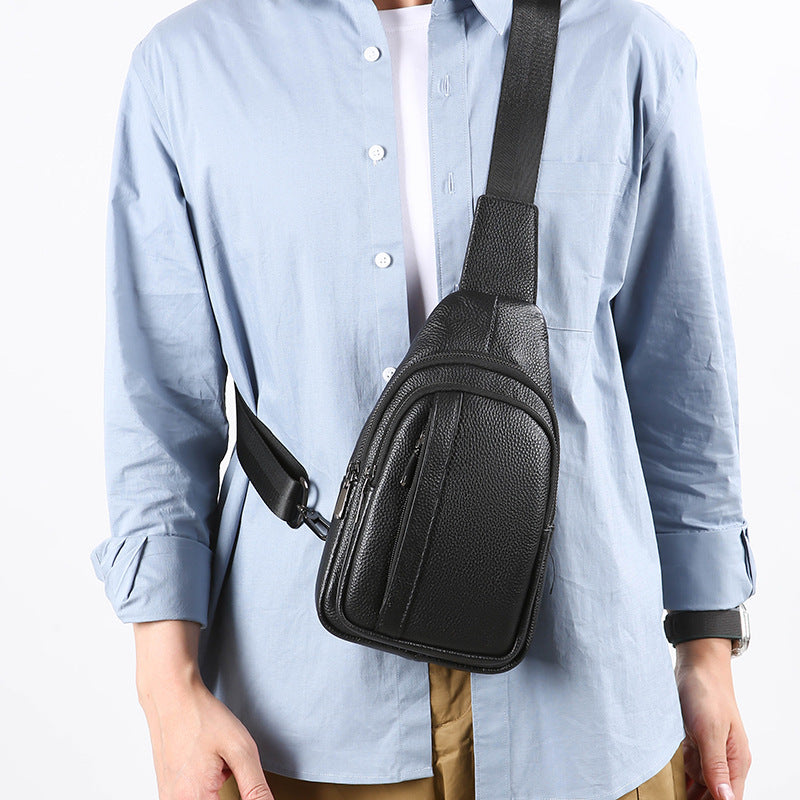 Premium Leder Umhängetasche Brehn