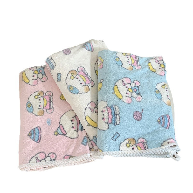Kuscheldecke mit Verspieltem Tiermotiv Brehn