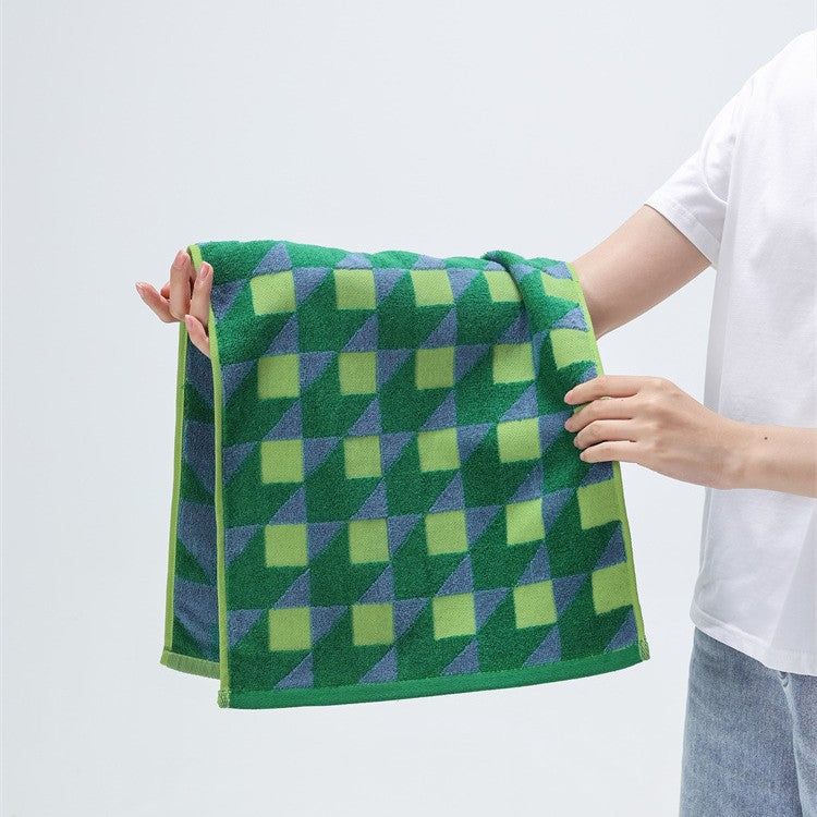 Weiches Jacquard-Gästetuch mit Kirschmuster Brehn
