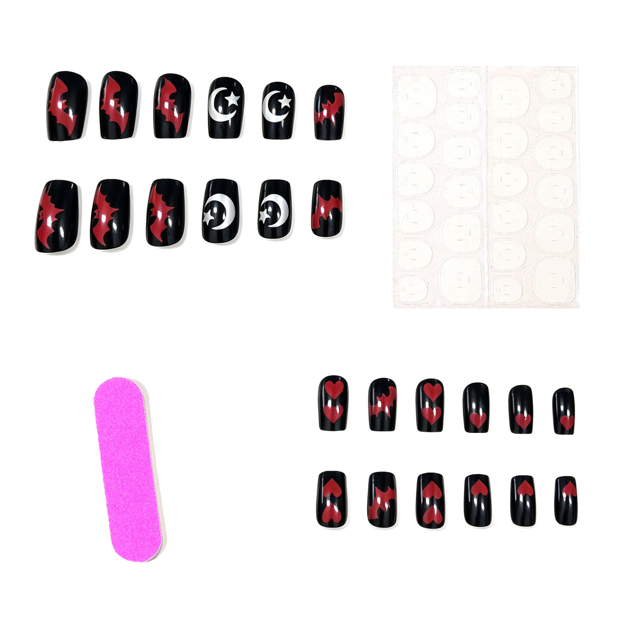 Gothic Themen Nagelkunst Set Brehn
