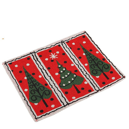 Festliche Tischdecke mit Weihnachtsbaum-Motiv Brehn