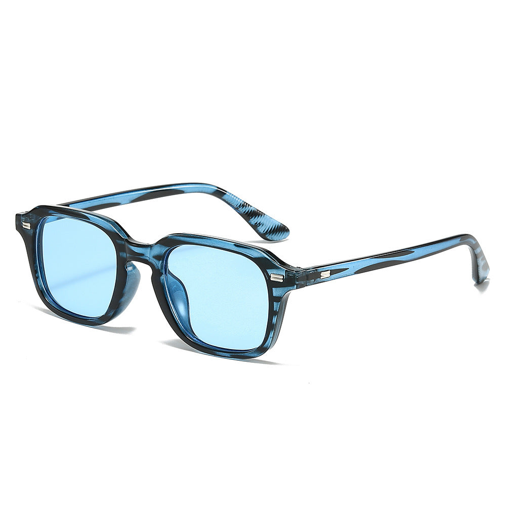 Retro-inspirierte quadratische Rahmen Sonnenbrille Brehn