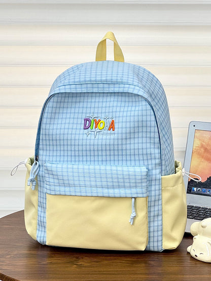 Strukturierter Schulrucksack Brehn