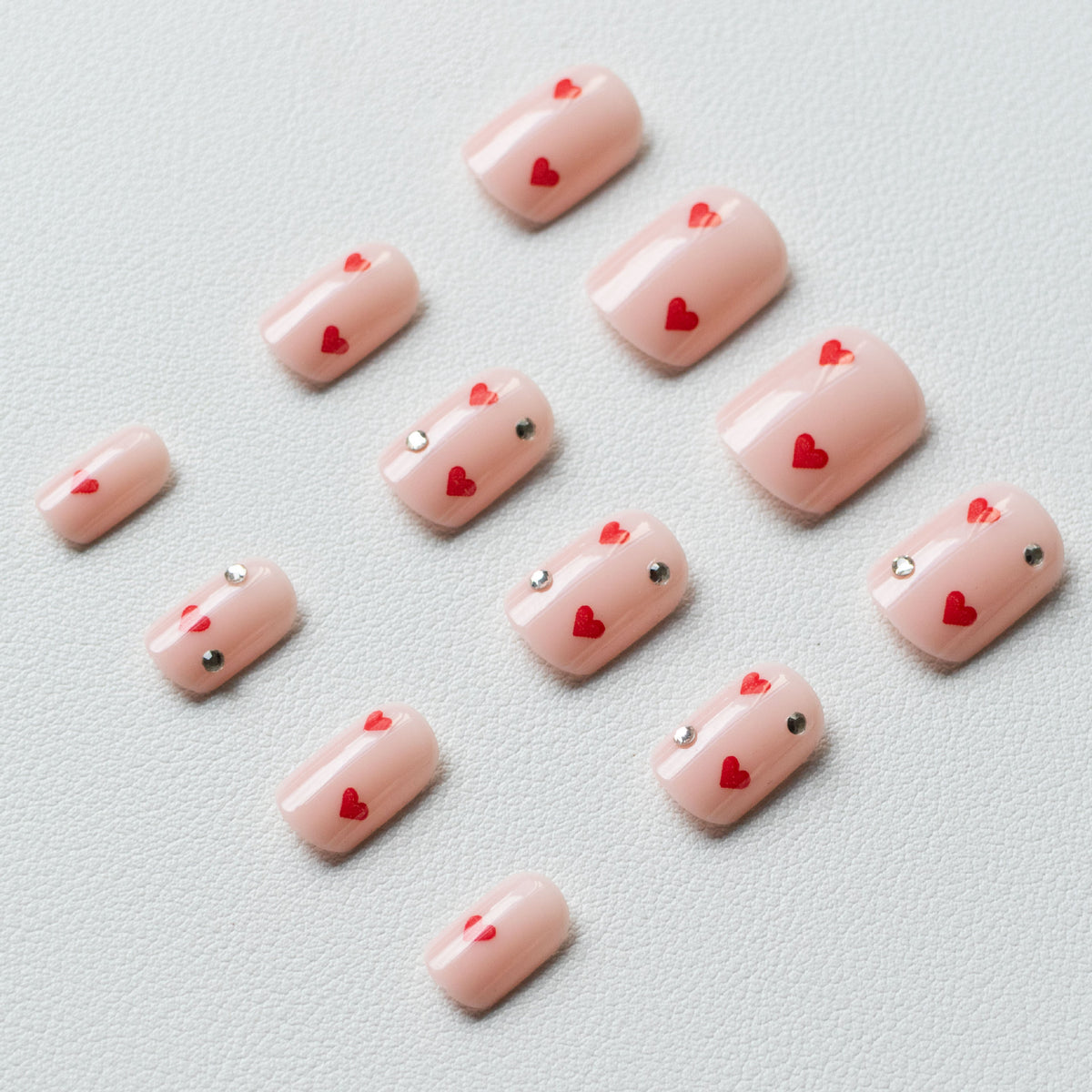 Herz-Muster Nagelkunst-Kit
