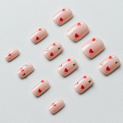 Herz-Muster Nagelkunst-Kit