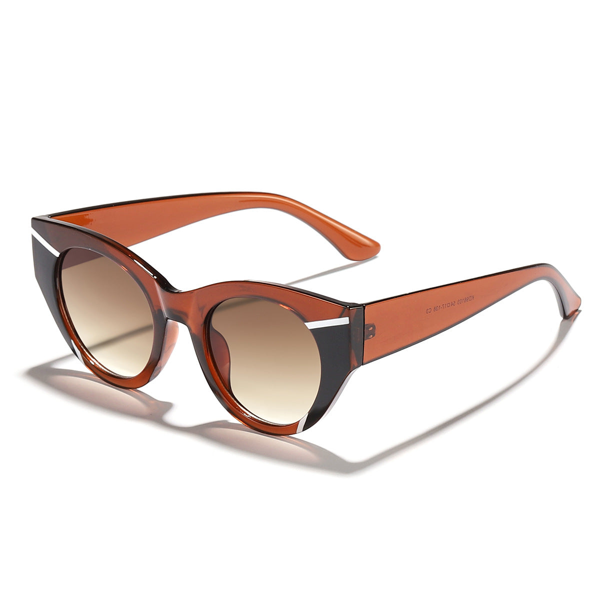 Damen modische Sonnenbrille mit einzigartigem Leoprint Brehn