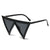 Futuristische, dreieckige Sonnenbrille Brehn
