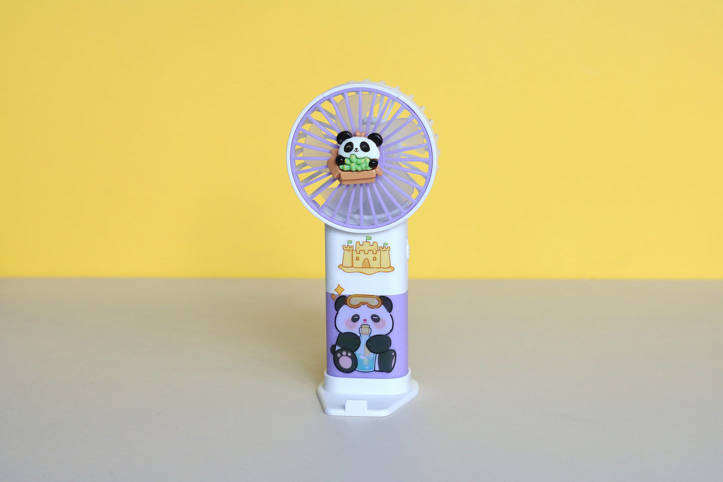 Unisex Tragbarer Handventilator im niedlichen Panda-Design Brehn