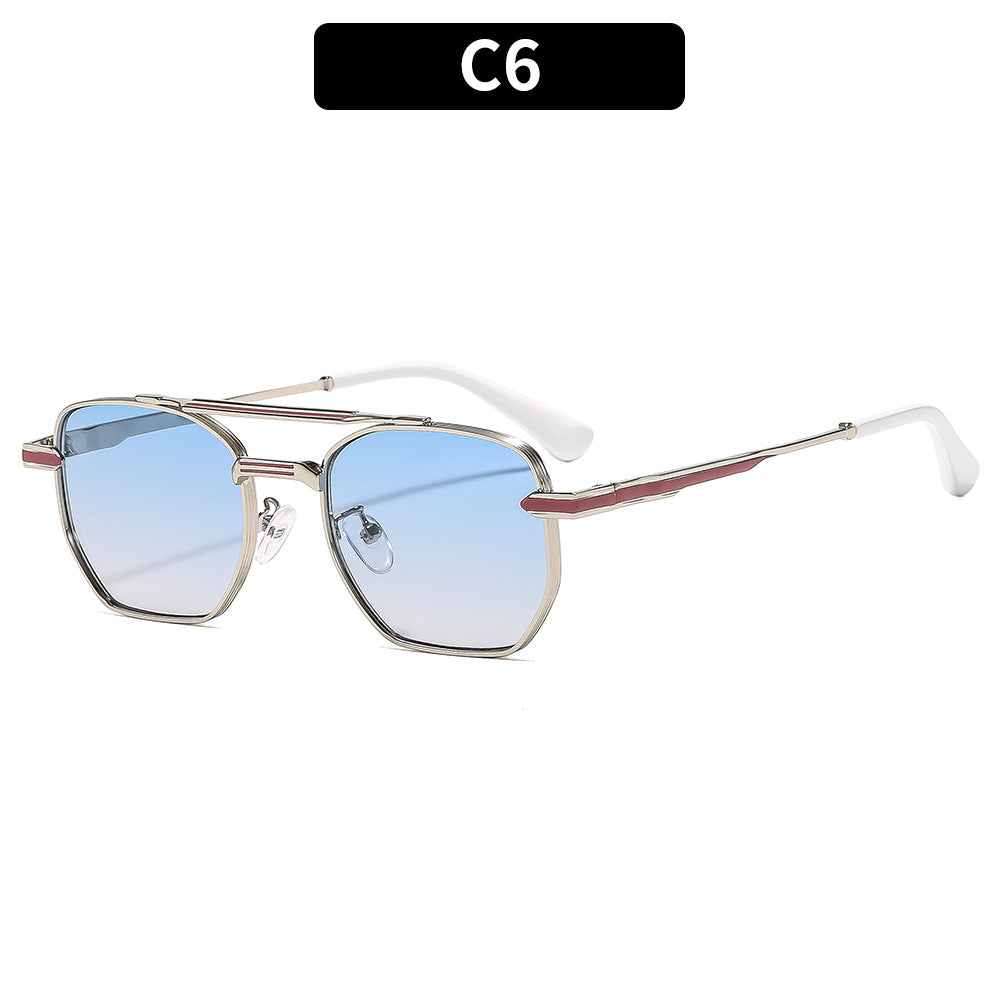 Damen Elegante Sonnenbrille im Retro-Stil mit einem luxuriösen Rahmen Brehn