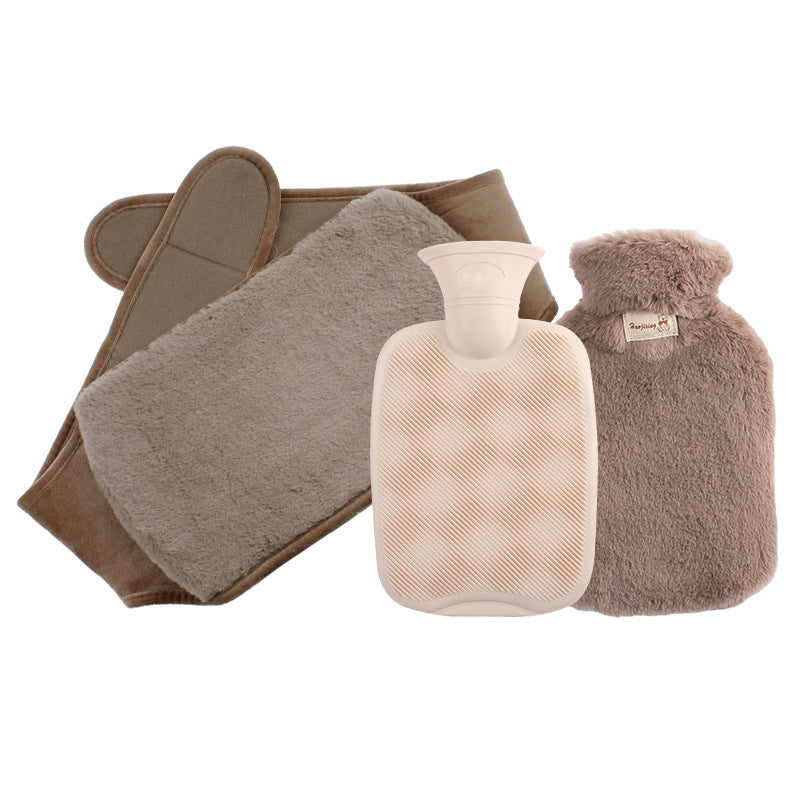 Plüsch-Wärmflaschen-Set Brehn