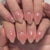 Glänzende Ombre Mandel-förmige Nagelspitzen Brehn