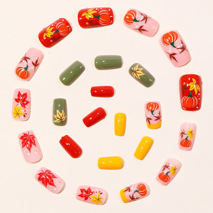 Künstlerisches saisonales Nagelkunstdesign Brehn