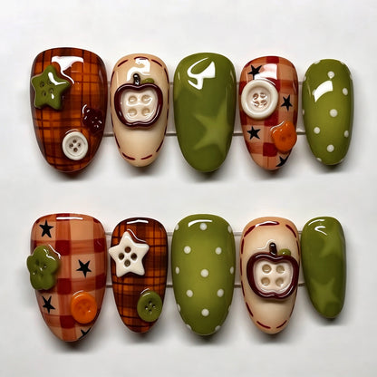 Künstlerische Urlaubsnageldesigns