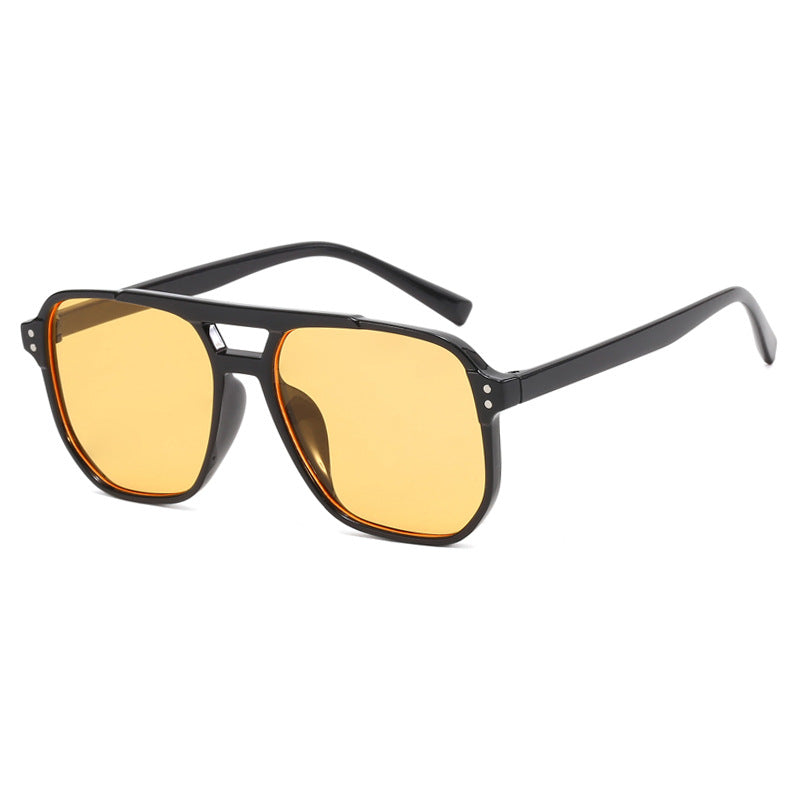 Damen oversized Sonnenbrille mit geometrischem Design und UV-Schutz Brehn