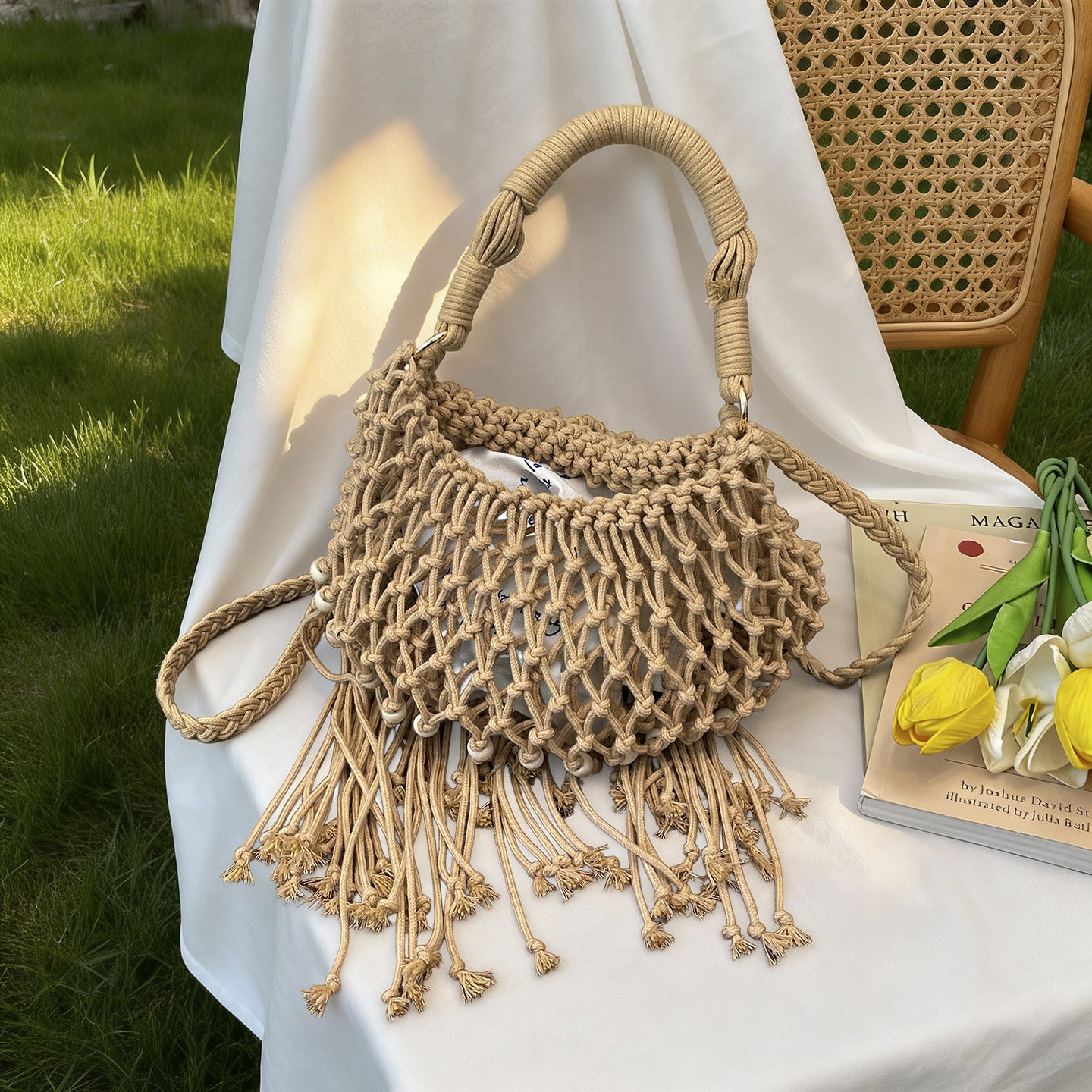 Makramee-Handtasche Brehn