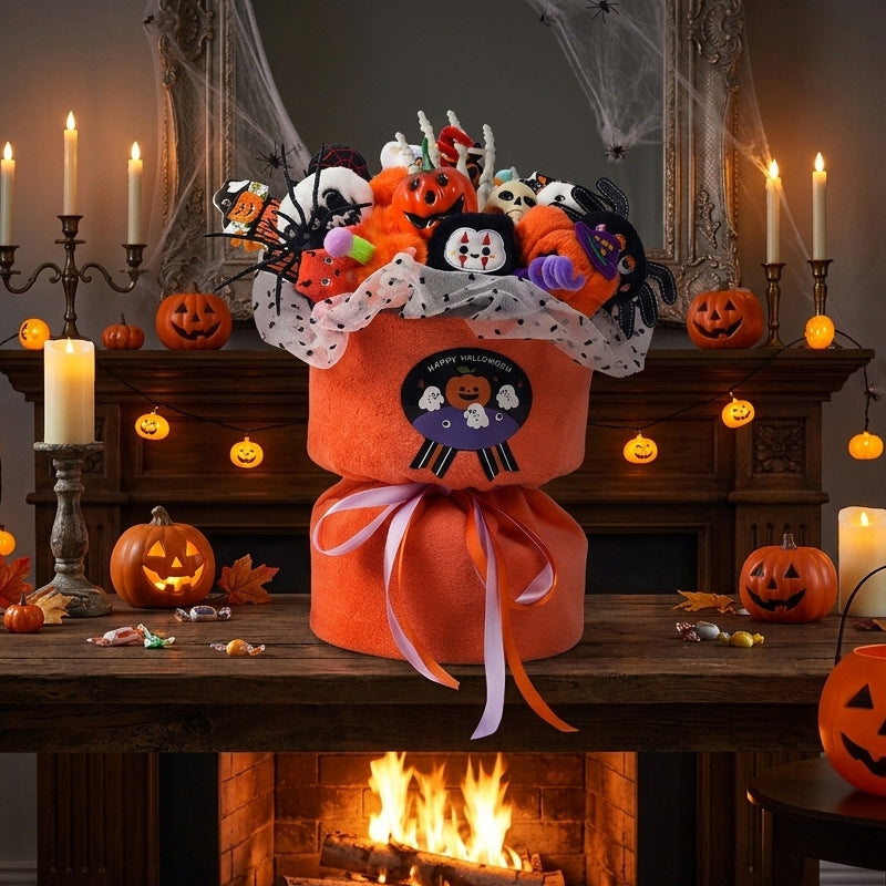 Halloween-Themen Blumenarrangement Brehn