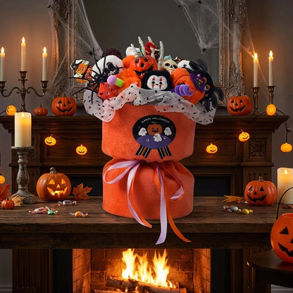 Halloween-Themen Blumenarrangement Brehn