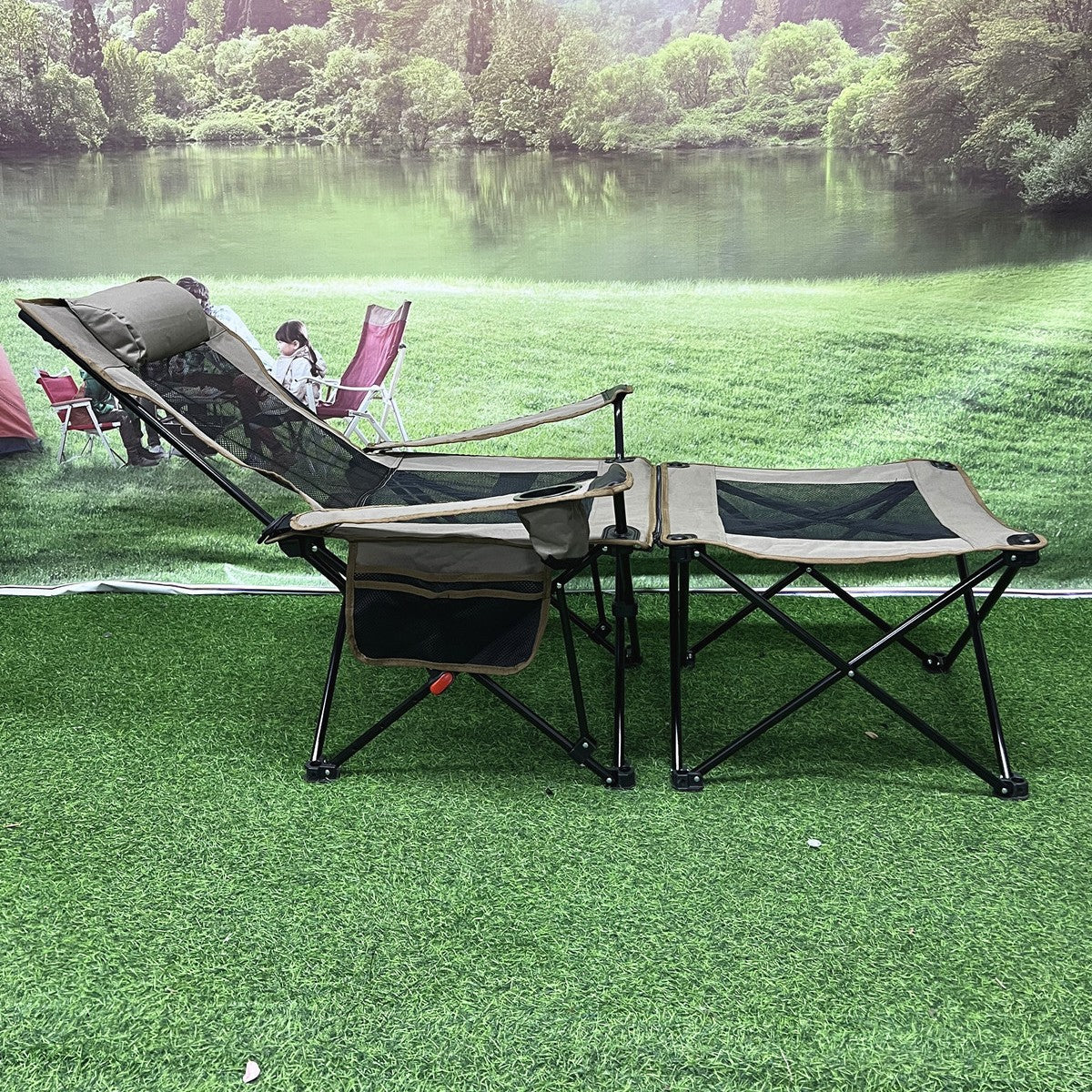Portabler Klapp-Lounge-Stuhl