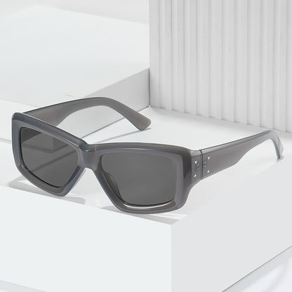 Modische Übergroße Winkelform Sonnenbrille Brehn