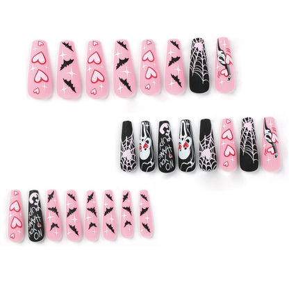 Thematisches Halloween Press-On Nagelset Brehn