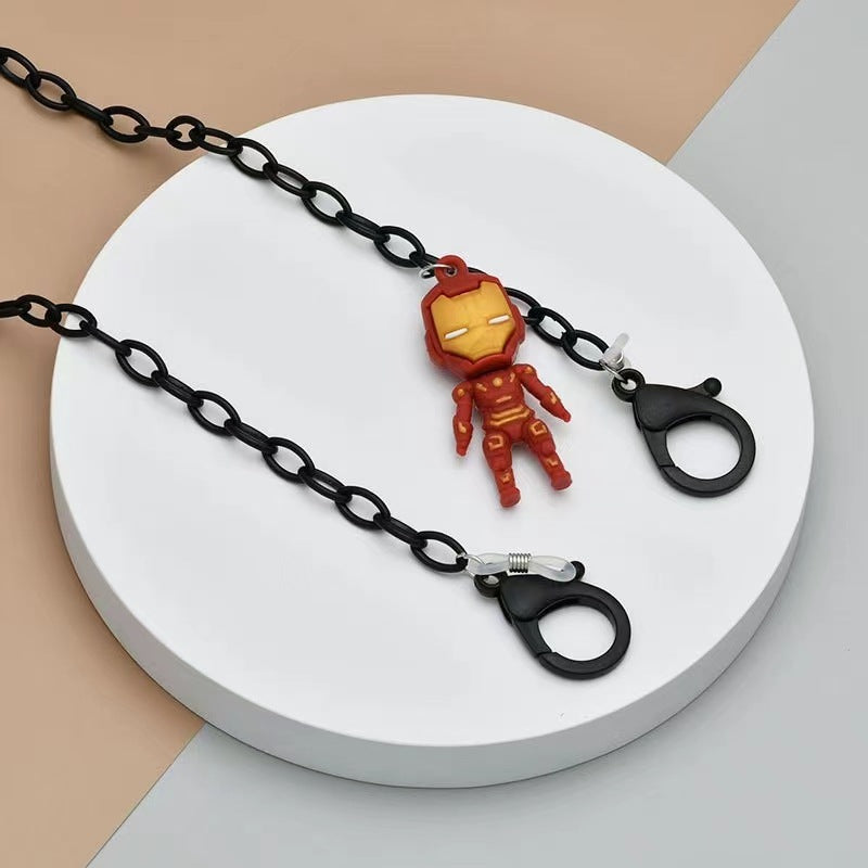Verspielte Brillenhalterkette mit Figurenanhänger Brehn