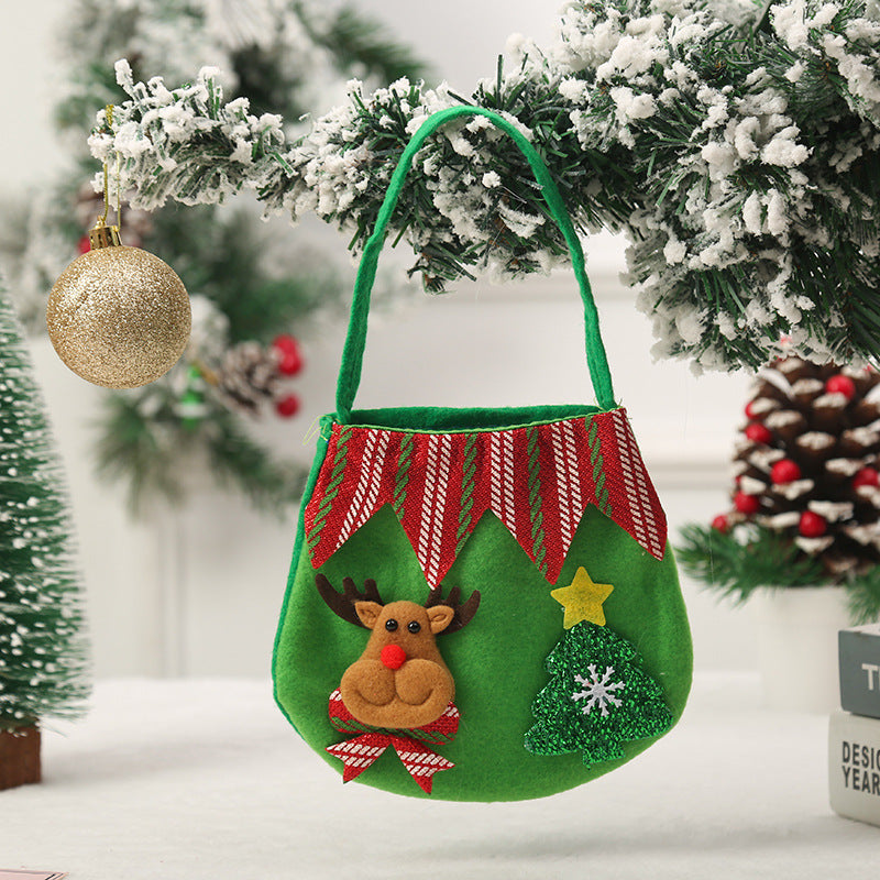 Niedlicher Weihnachtsgnom mit Geschenkesack Brehn