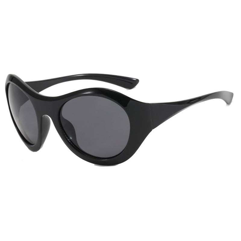 Damen Retro-inspirierte Sonnenbrille mit oversized Rahmen und schützenden Gläsern Brehn