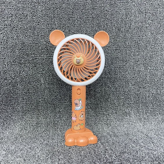 Unisex Tragbarer Handventilator mit LED-Licht und Tiermotiv Brehn