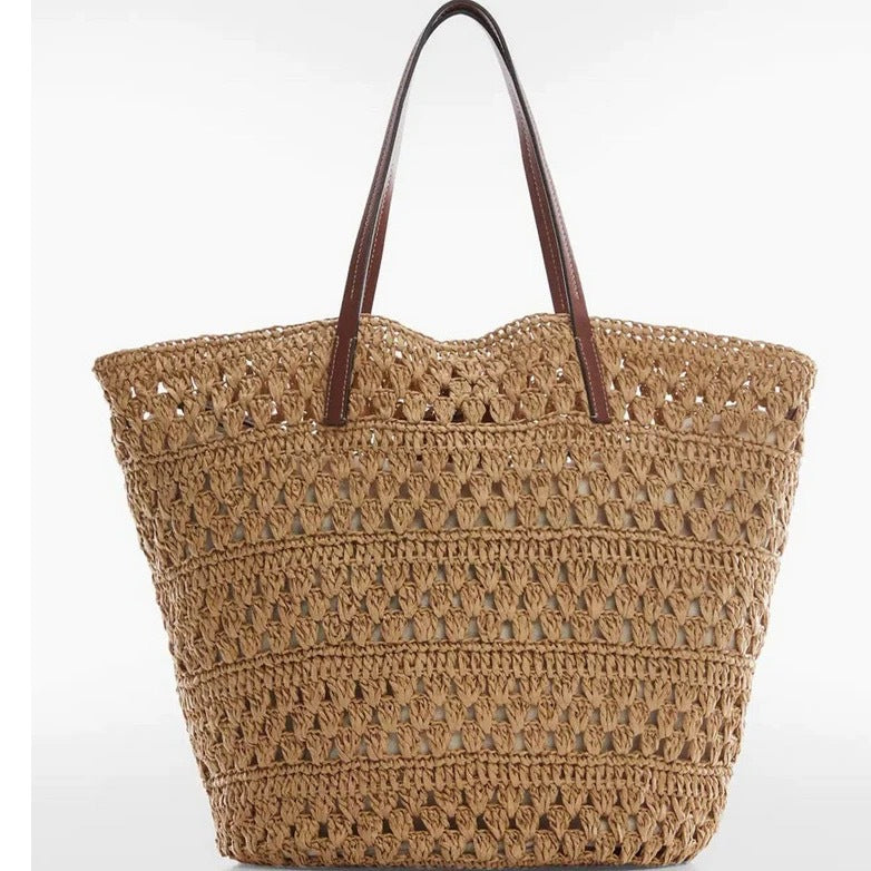 Handgewebte Makramee Strandtasche Brehn