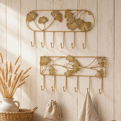 Florale Wandhaken-Organizer