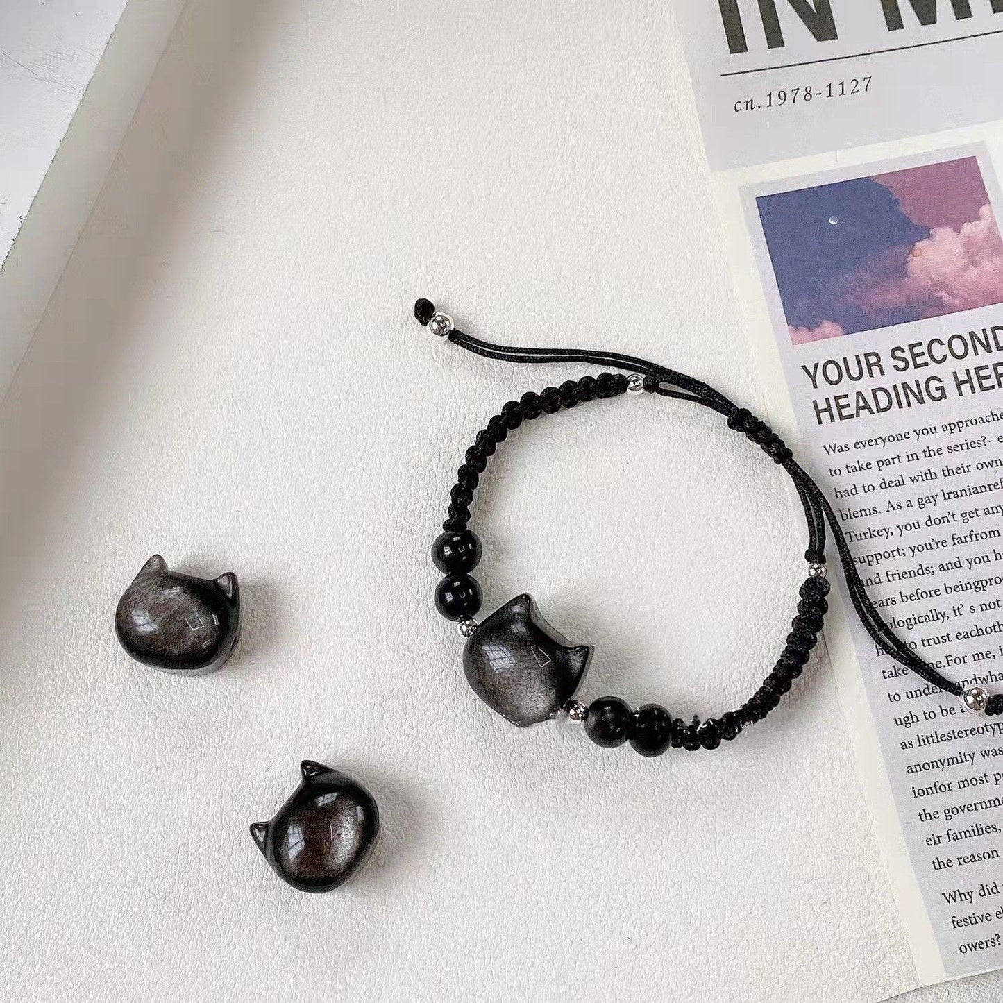 Katze-Themen Charm Armband Brehn