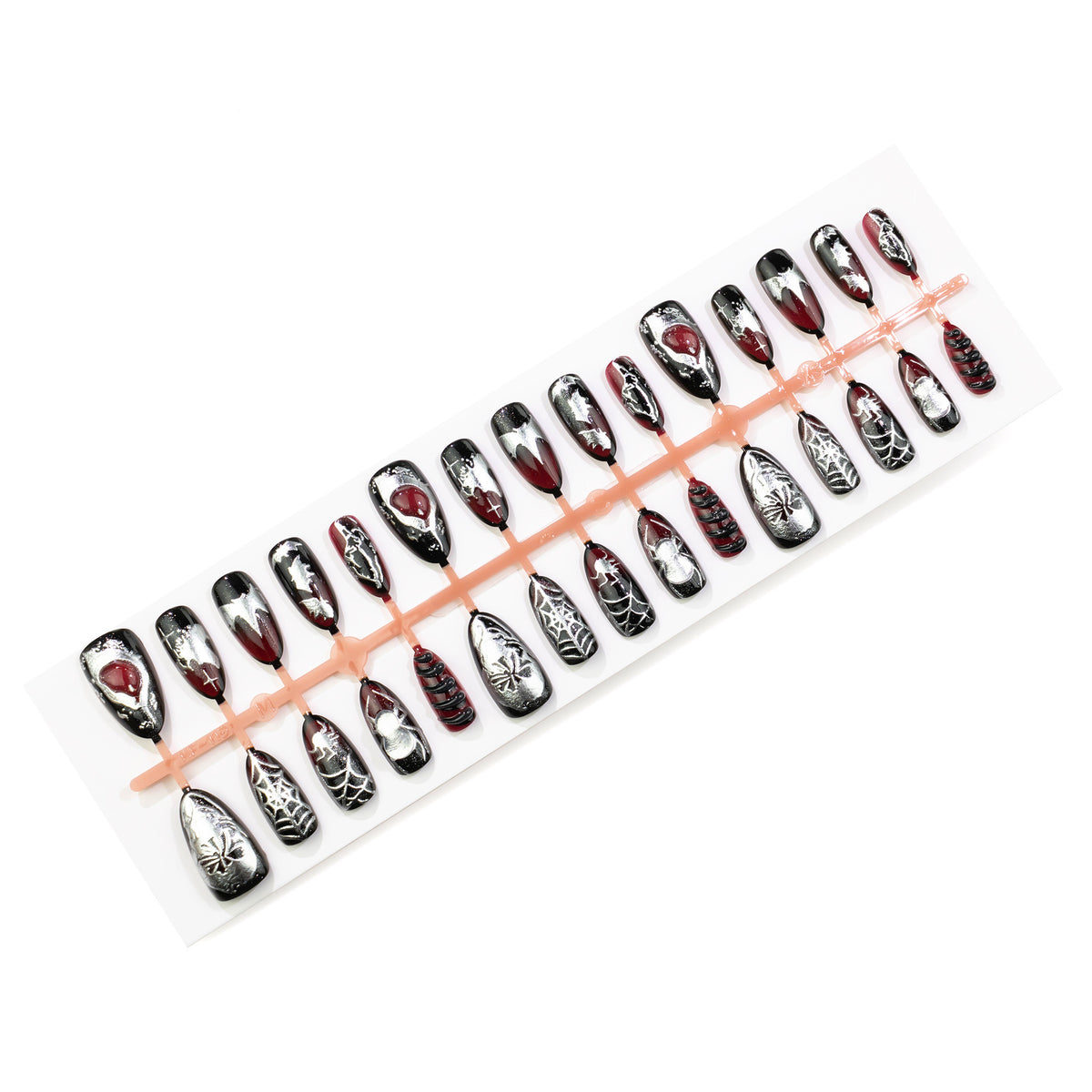 Gothic Halloween-Themen Press-On Nagelkunst Set Brehn