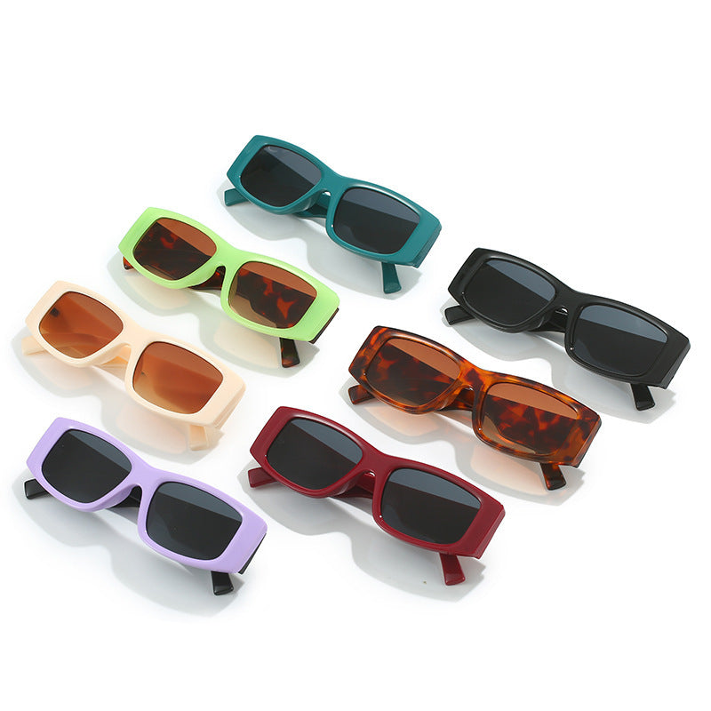 Chunky Retro-inspirierte quadratische Sonnenbrille Brehn